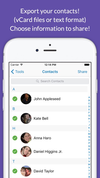 Backup Contacts Fast +