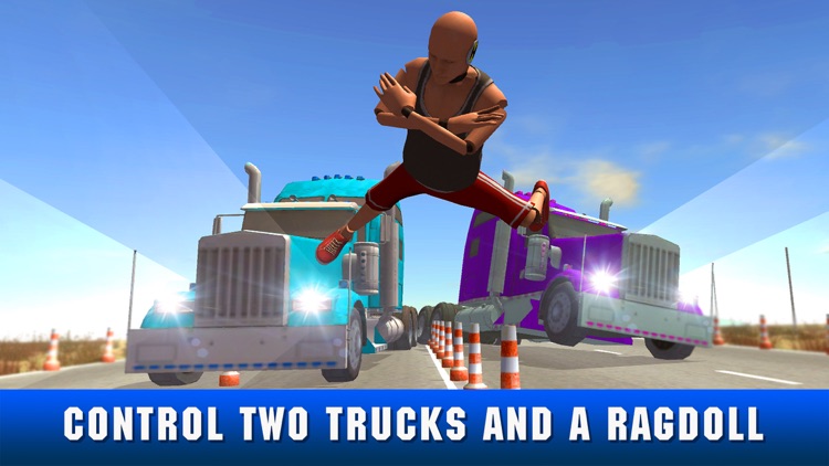 Dummy Truck Split Crash Test Simulator