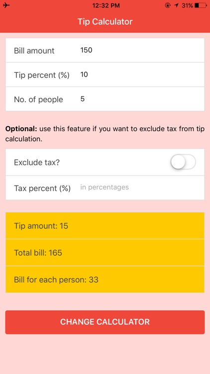 Tip Calculator - Fast Tip and Bill Splitter