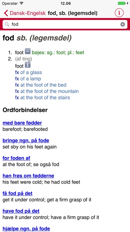 English Danish Dictionary - Medium