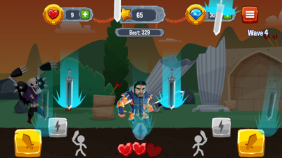Gladiator vs Monsters - Combat Warrior Hero Game screenshot 2