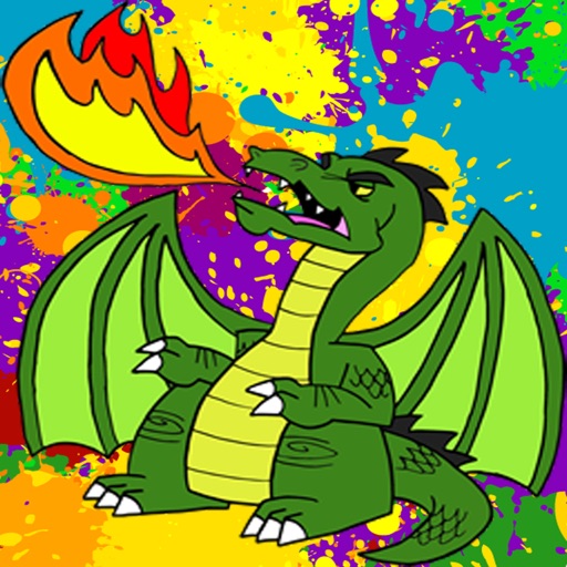 Dragon Coloring Book For Kids Tolders icon