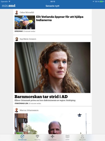 Smålands Dagblad e-tidning screenshot 4