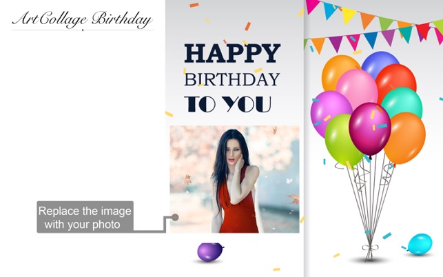 ArtCollage Birthday - Templates for Photoshop(圖2)-速報App