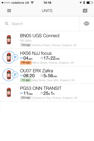 Hallmark GPS screenshot 2