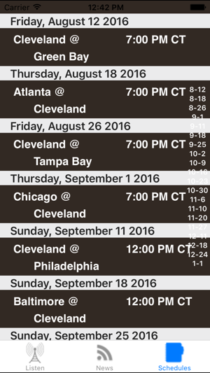 Cleveland Football - Radio, Scores & Schedule(圖4)-速報App