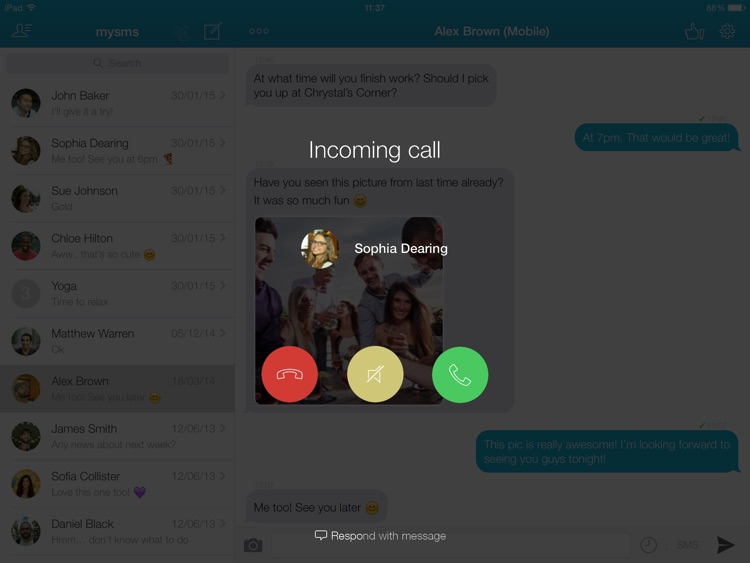 mysms - SMS Messenger & SMS Texting