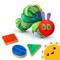 The first in a series of innovative  educational apps featuring Eric Carle’s much-loved character, The Very Hungry Caterpillar™, this magical learning adventure introduces preschoolers to shapes and colors