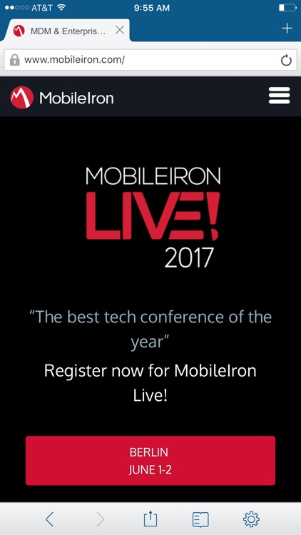 MobileIron Web@Work