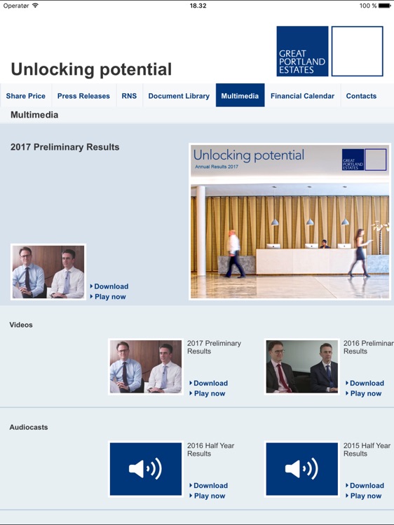 Great Portland Estates plc Investor Relations App screenshot-3