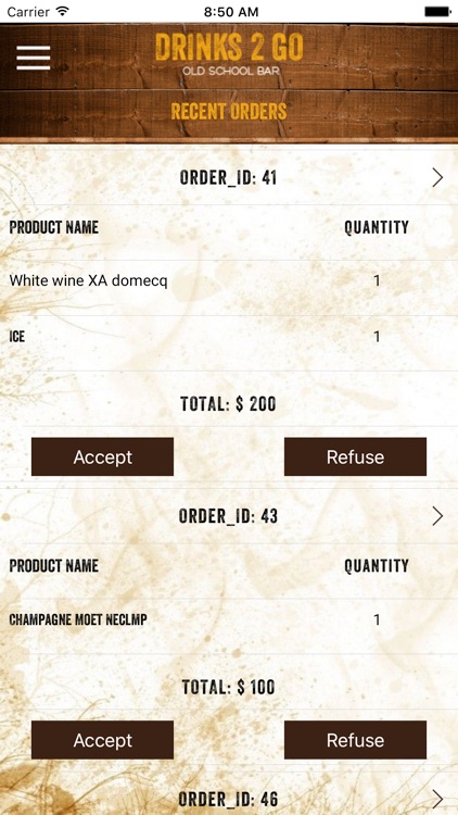 DRINKS2GO-DELIVERY BOYS