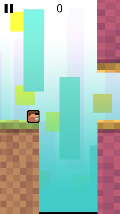 Pixelate Blocky Man Run