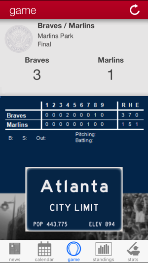 Atlanta Baseball Braves Edition(圖2)-速報App