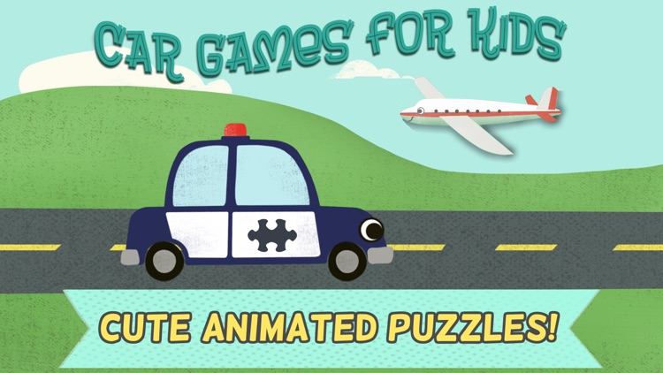 Car Games for Kids: Fun Cartoon Jigsaw Puzzles HD