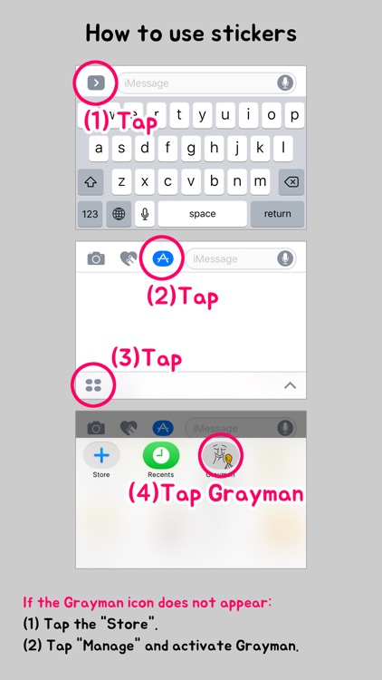 Grayman - Funny Scenes (Animated Stickers) screenshot-3