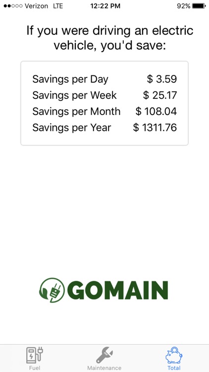 EVCalc™ Electric Vehicle Savings Calculator screenshot-3