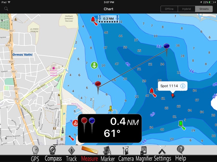 Greece GPS Nautical Charts Pro screenshot-3