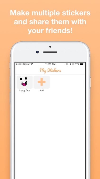 My Stickers: Draw your own stickers app