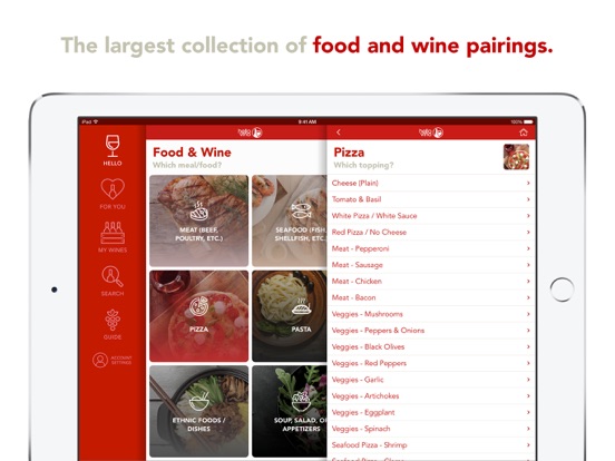 Hello Vino - Wine Recommendations, Label Scanner and Ratings Guide screenshot