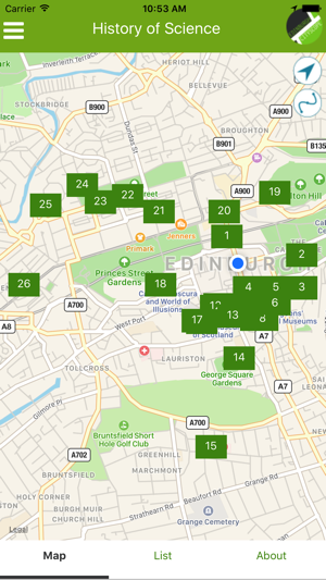 Edinburgh CityScope Tour App