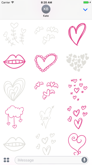 Animated Cute Heart Stickers(圖5)-速報App