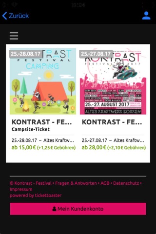 Kontrast - Festival screenshot 4