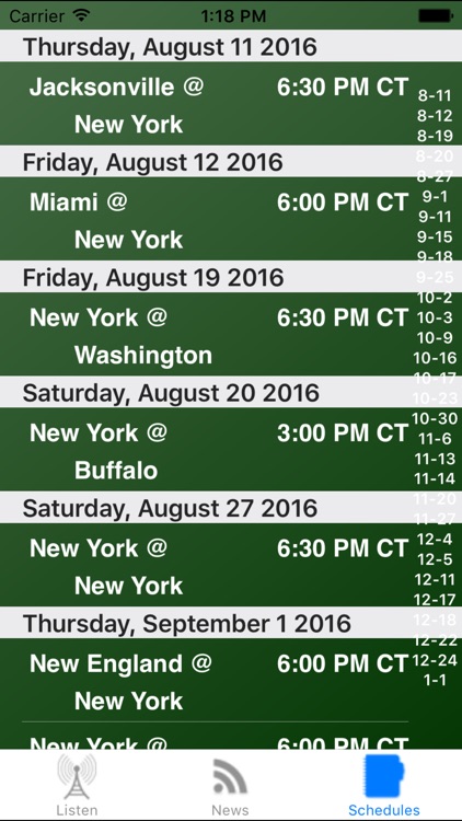 New York J Football - Radio, Scores & Schedule screenshot-3