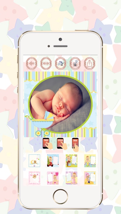 Baby photo frames edit and create beautiful cards screenshot 3