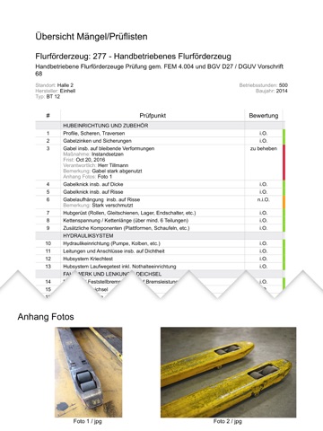 Gabelstapler und Flurförderzeuge - Prüfung ArbSchG screenshot 4