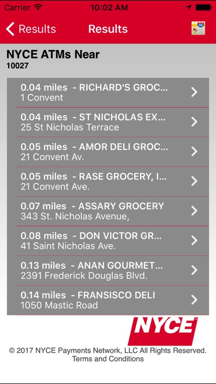 NYCE ATM Locator