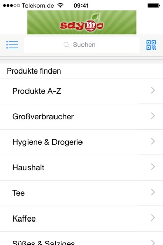 saymo.de - mobiler Supermarkt screenshot 2