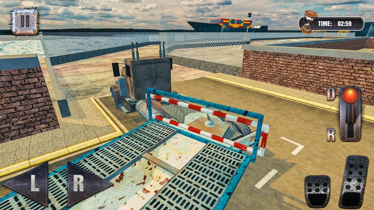 Port Truck Parking Simulator