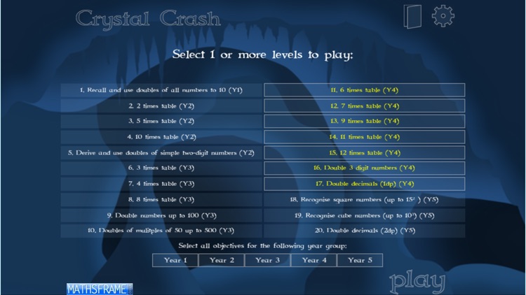 Crystal Crash Maths