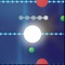 Tap to jump the lines beware those red dots can be dangerous