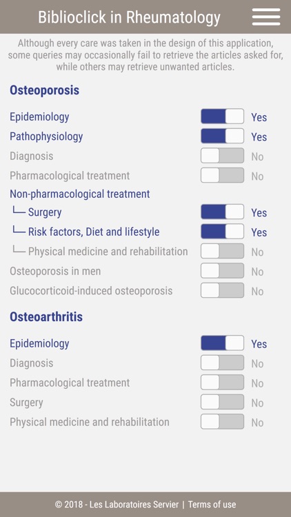 Biblioclick in Rheumatology