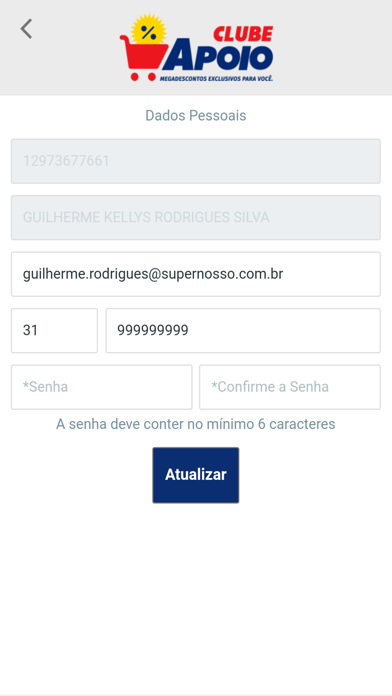 Clube Apoio screenshot 3