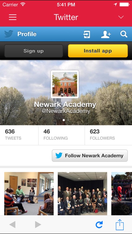 Newark Academy Alumni Mobile