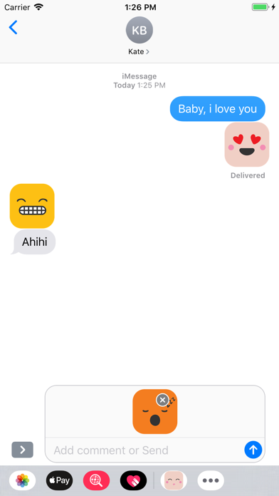Color lovely square emoji screenshot 3