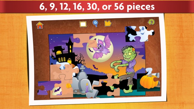 Halloween Kids Jigsaw Puzzles(圖2)-速報App