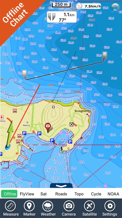 Arcipelago Toscano HD charts