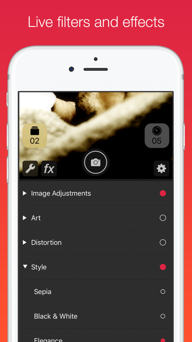 Tap Cam – Live Filters and Effects Screenshot 4