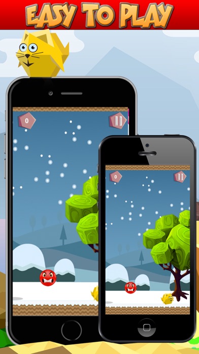 Bouncy Red Ball Game screenshot 2