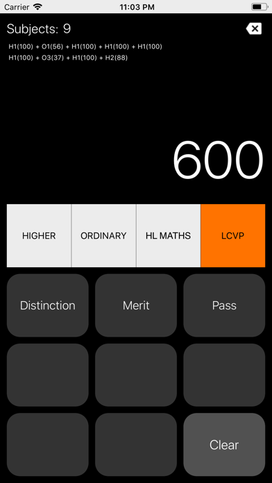 Leaving Cert Points Calculator screenshot 4