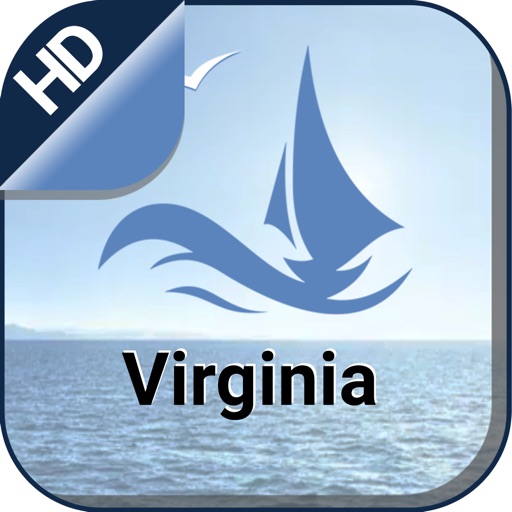 Marine Virginia Nautical chart icon