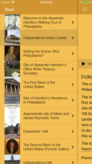 Alexander Hamilton Tours screenshot 4