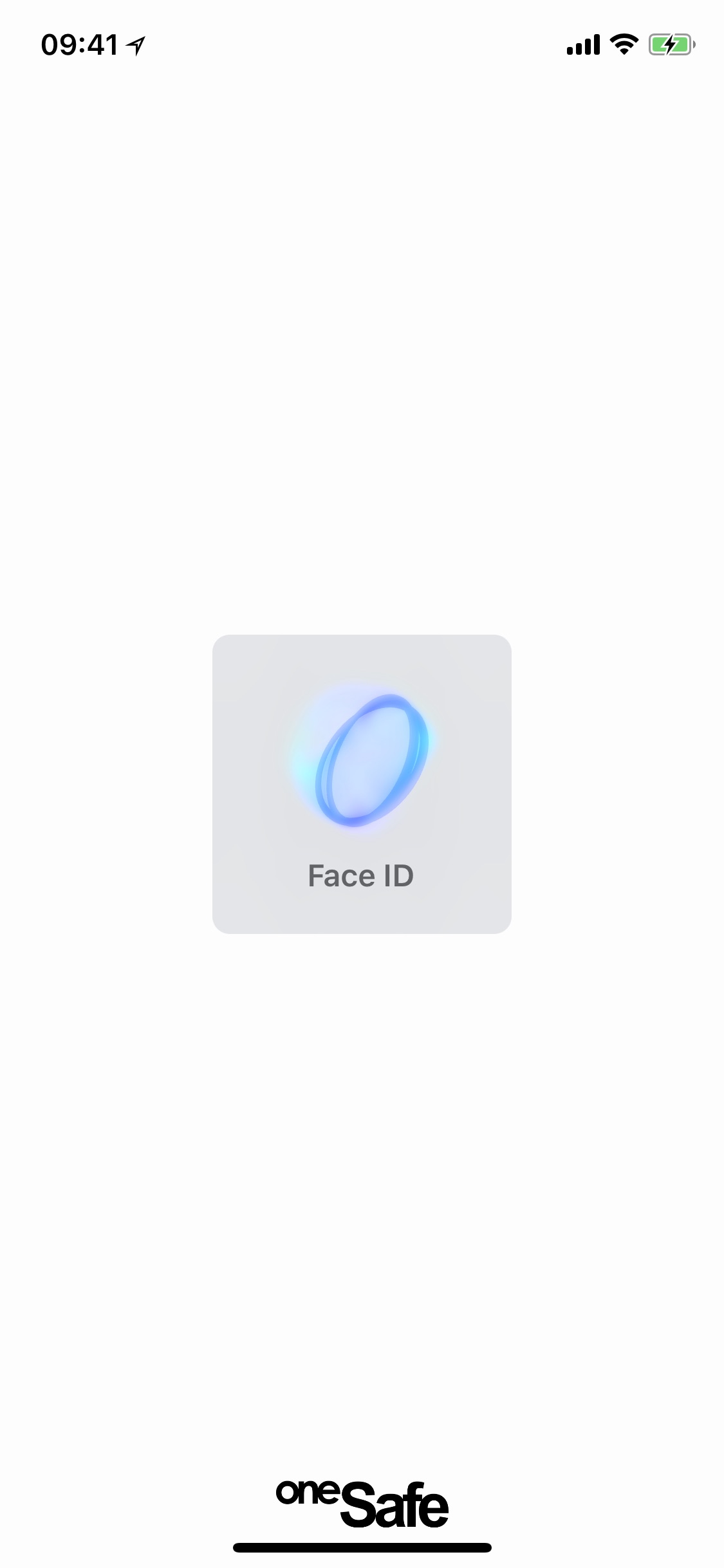 Screenshot do app oneSafe 4 password manager