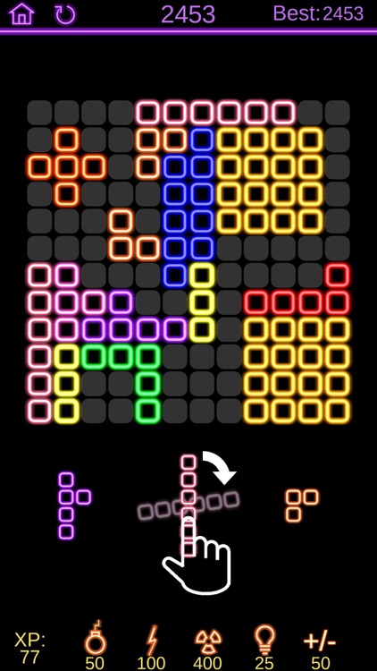 Neon Poly - Hexa Puzzle Blitz screenshot-1