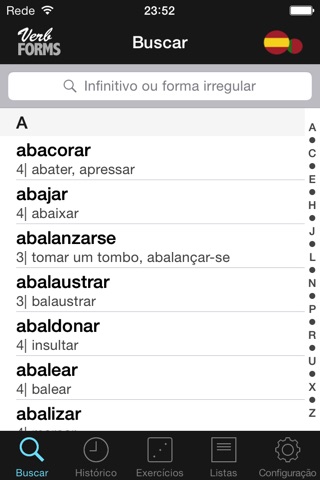 VerbForms Español screenshot 2