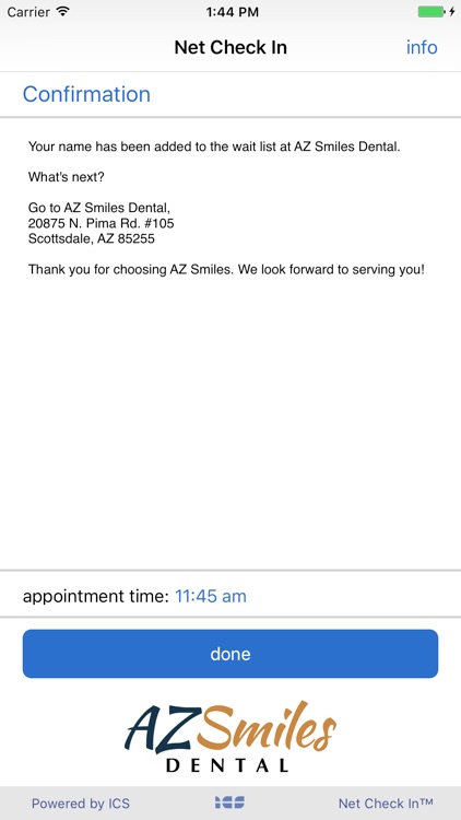 Net Check In AZ Smiles Dental screenshot-3