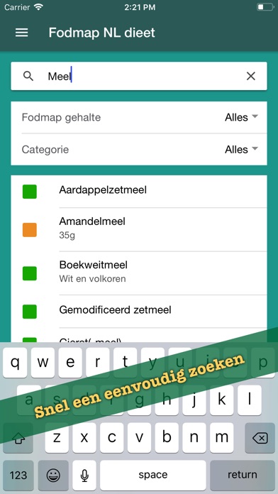 FodMap NL screenshot 2